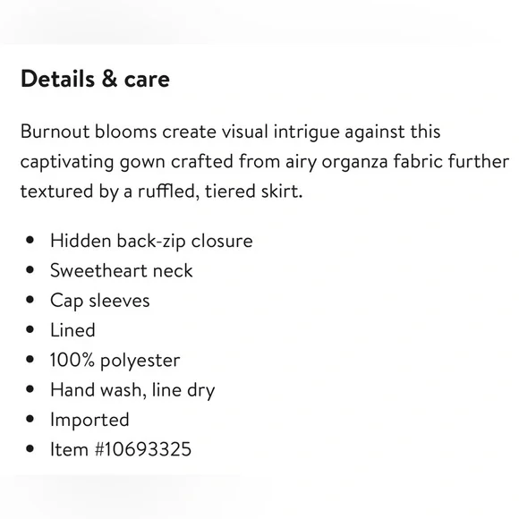 Lulus Nordstrom Magnolia Tiered Organza Gown - Picture 7 of 8